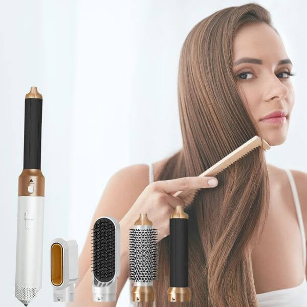 מעצב שיער 5 ב 1 עם ראשים מתחלפים