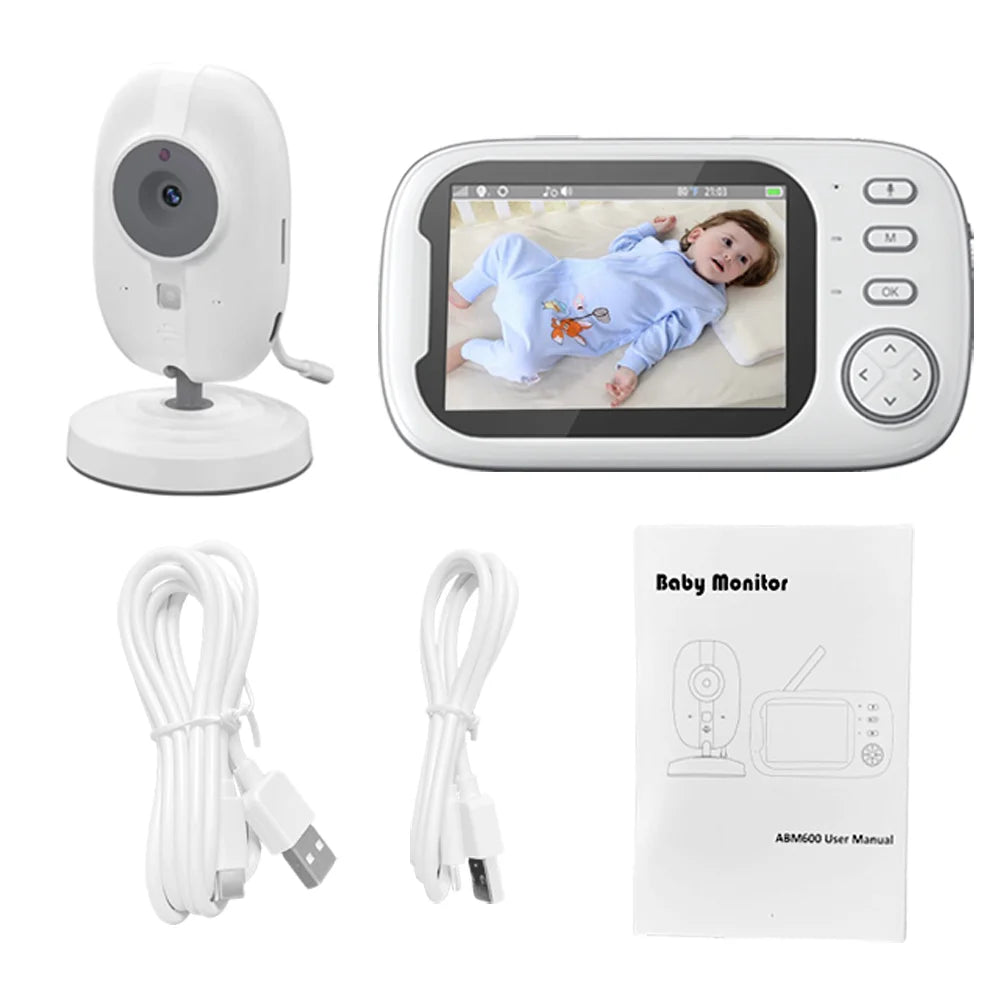 מוניטור חכם לתינוק עם מסך HD בגודל 3.5 אינץ’
