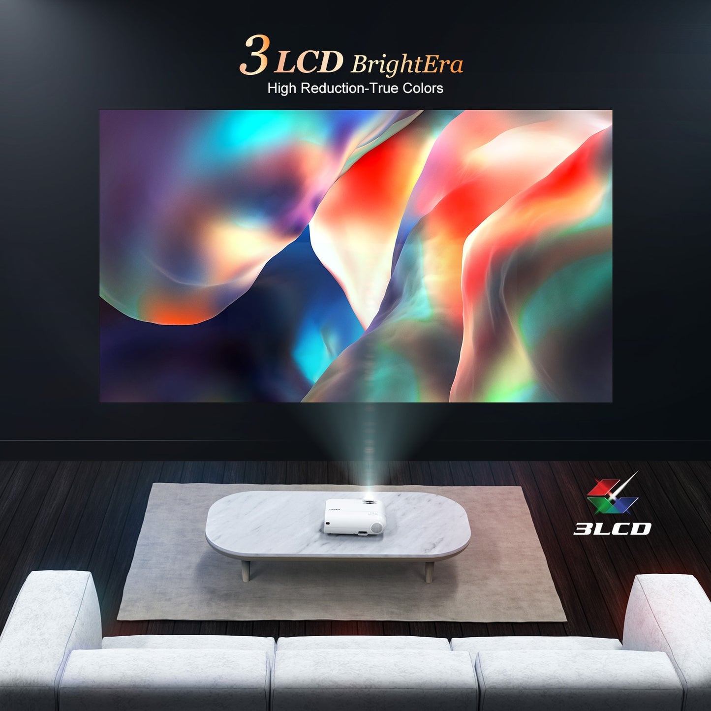 מקרן מתחבר לפלאפון HD 1080p