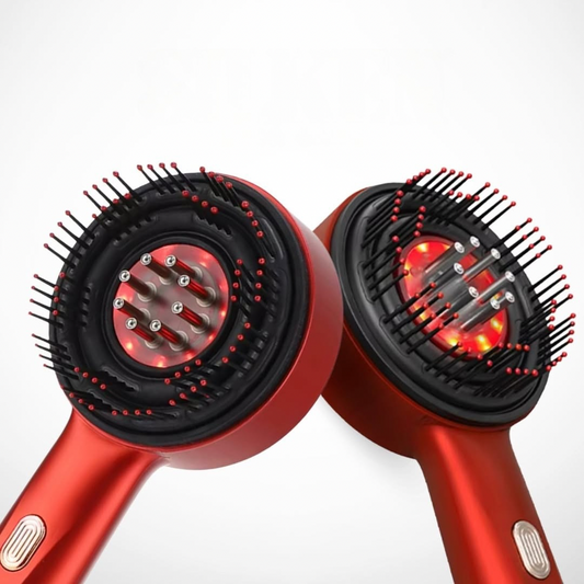 מברשת חשמלית לסירוק ועיסוי הקרקפת