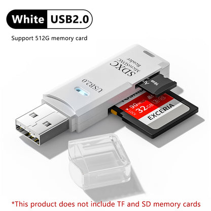 יו.אס.בי קורא כרטיסים 2 IN 1 USB 3.0 Micro SD TF Card